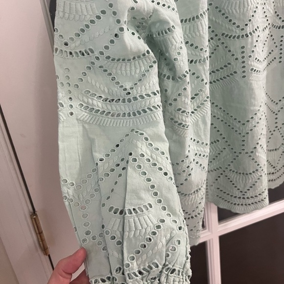 Sundance Voluminous Beauty Eyelet Long Sleeve - size XS - Picture 7 of 7